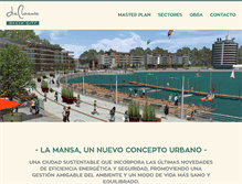 Tablet Screenshot of lamansagreencity.com